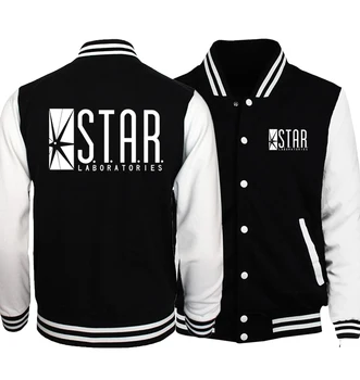 

Hot Sale The Flash Star S.T.A.R. Labs/Teen Wolf Stilinski 24 Baseball Men Jacket 2019 Spring Quality Tracksuits Plus Size S-5XL