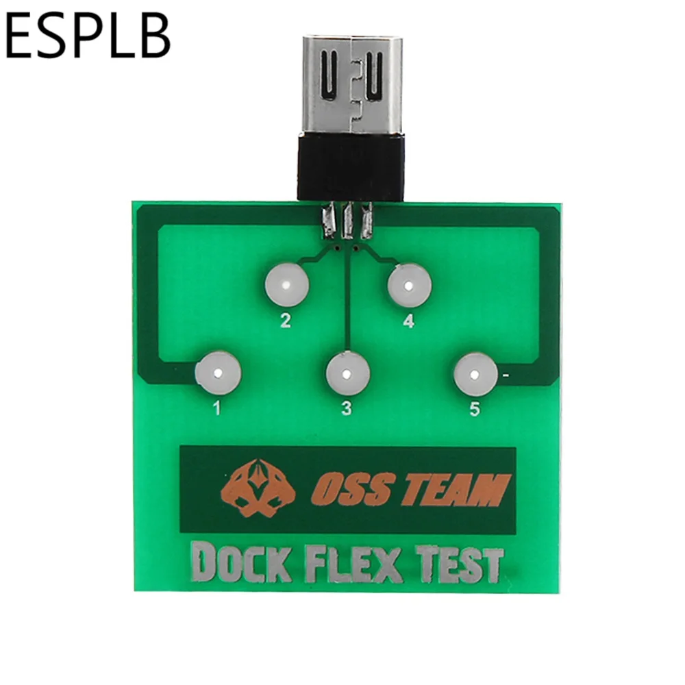 Micro/Type C USB зарядная док станция для аккумулятора гибкая тестовая плата инструмент
