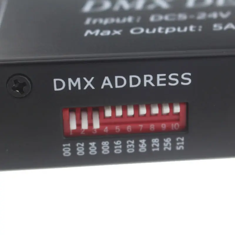 DC5-24V ленты DMX декодер led контроллер dmx512 преобразования сигнала PWM сигналов диск РСЗ светодиодные полосы беспроводного управления 11 видов режим