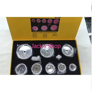 Free Shipping 1 Set Watch Bezel Dies for Watches 10pcs Die Kit Watch Repair Tool kit