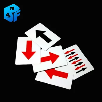 

Free shipping Amazing Arrow Card Set magic tricks magic props
