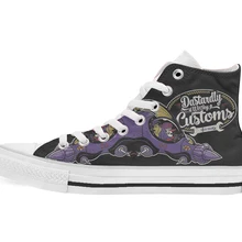 Подлых дурацкие таможенное оформление высокие холщовые нестандартная обувь без каблука повседневная обувь Прямая