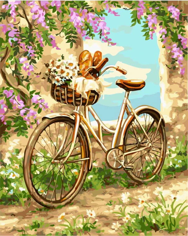 

DRAWJOY Landscape Framed Picture DIY Oil Painting By Numbers Painting&Calligraphy For Home Decor Wall Art 40x50cm