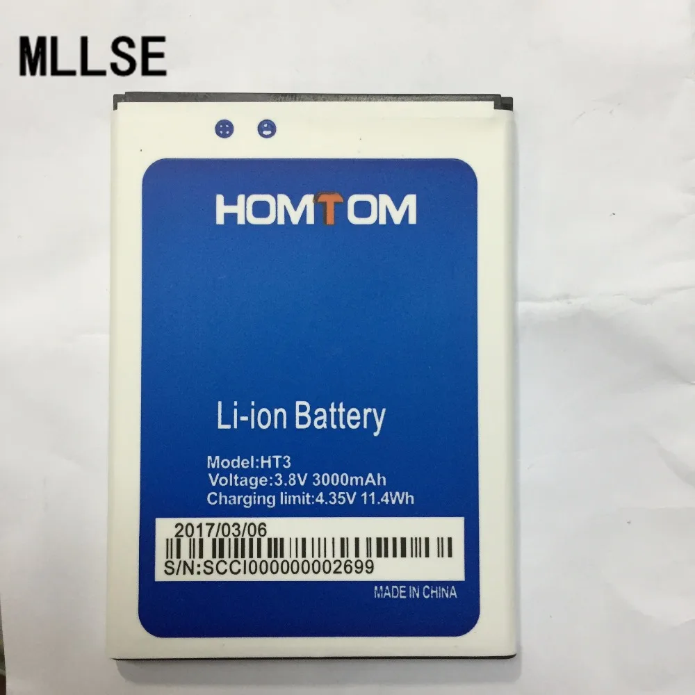 Аккумулятор MLLSE для мобильного телефона аккумулятор 3000 мАч HT3 Homtom MTK6580 Pro MTK6735|mobile