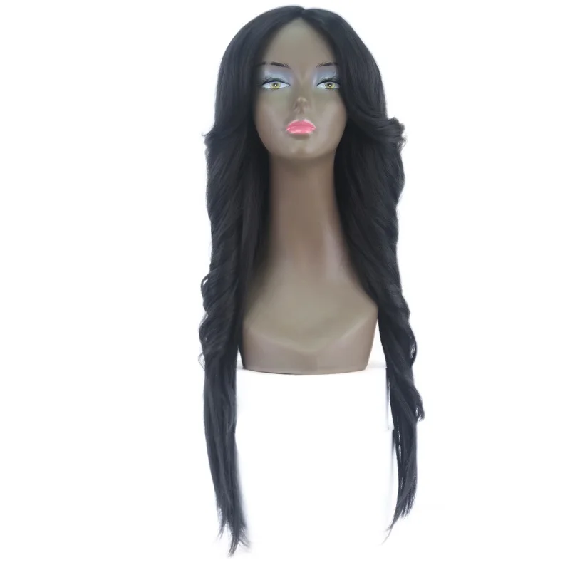 Alinova Body Wave Synthetic Hair Wigs Lpart& Lace Front Synthetic Lace Front Wig For Black Women 150% Density - Color: 2