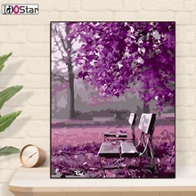 Безрамные DIY картины маслом по номерам на холсте настенные картины настенные художественные для гостиной украшения дома наборы