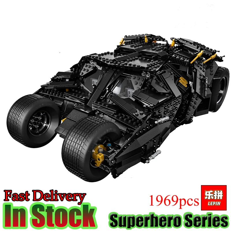 

LEPIN 07060 Marvel DC Super Hero Movie 1969Pcs Batman Armored Chariot Set VS Joker Compatible 76023 Building Block Bricks Toys