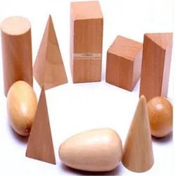 10 шт./компл. Геометрия блок комплект деревянный Монтессори мешок с секретом Ранние образования Познавательная детей детские блоки игрушки