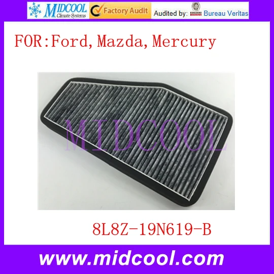 Новый салонный фильтр OEM 8L8Z 19N619 B 8L8Z19N619B для Ford Mazda Mercury Кондиционер|filter|filter cabin |