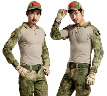 

Outdoors Sports US Clothes Frog Airsoft Army Military Uniform Combat Suit Men Tactical Shirt Pants Protective Elbow Knee Pads