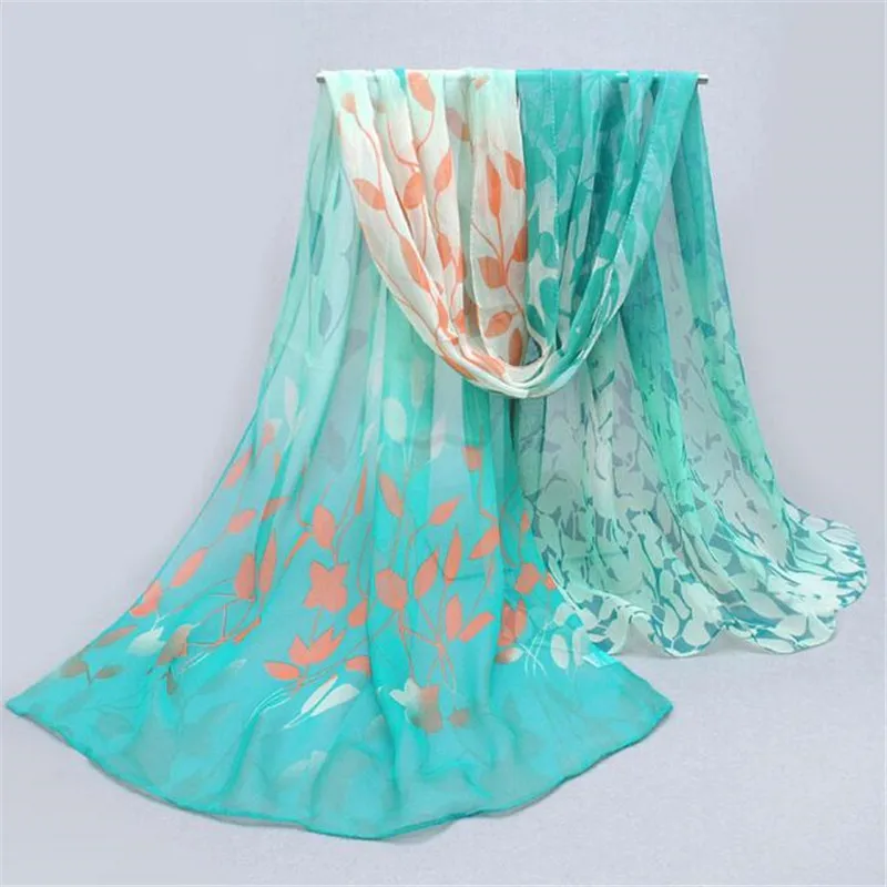 Women Design Printed Silk Soft Silk Chiffon Shawl Wrap handkerchief women's scarves handkerchief hijab scarf 40FE2817
