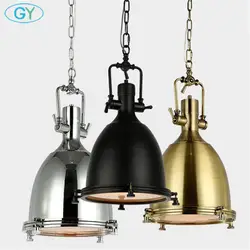 Дизайнерская лампа скандинавский блестящие люстры американский стиль Промышленный высокий залив проект железные люстры industriele lampen