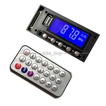 

dc 12v Bluetooth MP3 Player Module SD USB digital LED FM Radio Stereo Sound Mp3 decoder board for Car power Amplifier