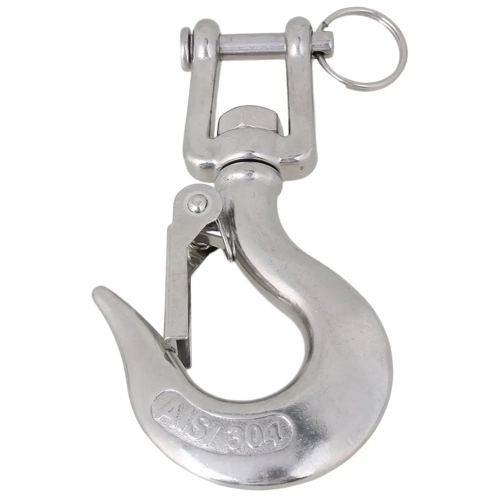 Silver 304 Stainless Steel American Type Trigger Clevis Swivel Eye