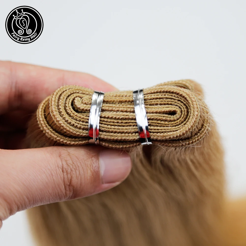 Человеческие волосы Remy с двойным нарисованным плетением натуральные