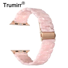 Керамический ремешок Trumirr Immitation для iWatch Apple Watch 38 мм 40 мм 42 мм 44 мм Серия 1 2 3 4 5 полимерный Ремешок Браслет