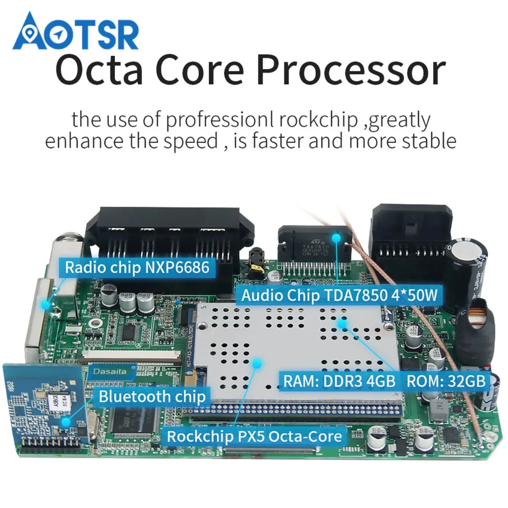 Perfect 9" IPS Screen Android 8.0 Car GPS Radio Player for Toyota Corolla Auris Fortuner 2017 2018 8 Core 4+32G Auto Radio Buit-in DSP 2