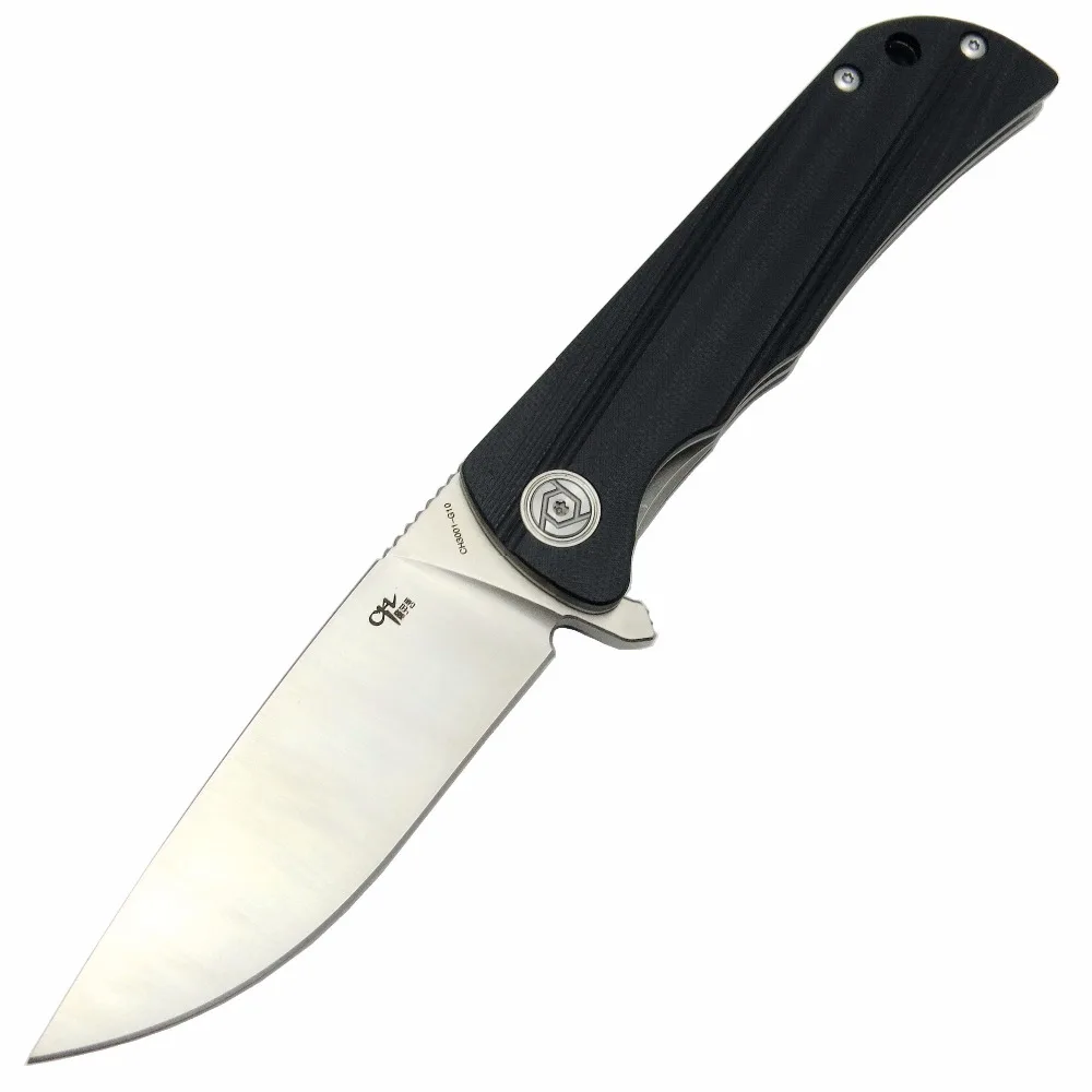 Цена CH CH3001 G10 Флиппер складной Ножи D2 лезвие шариковый подшипник G10 + стали Hhandle Отдых Охота Открытый карман Ножи EDC инструменты