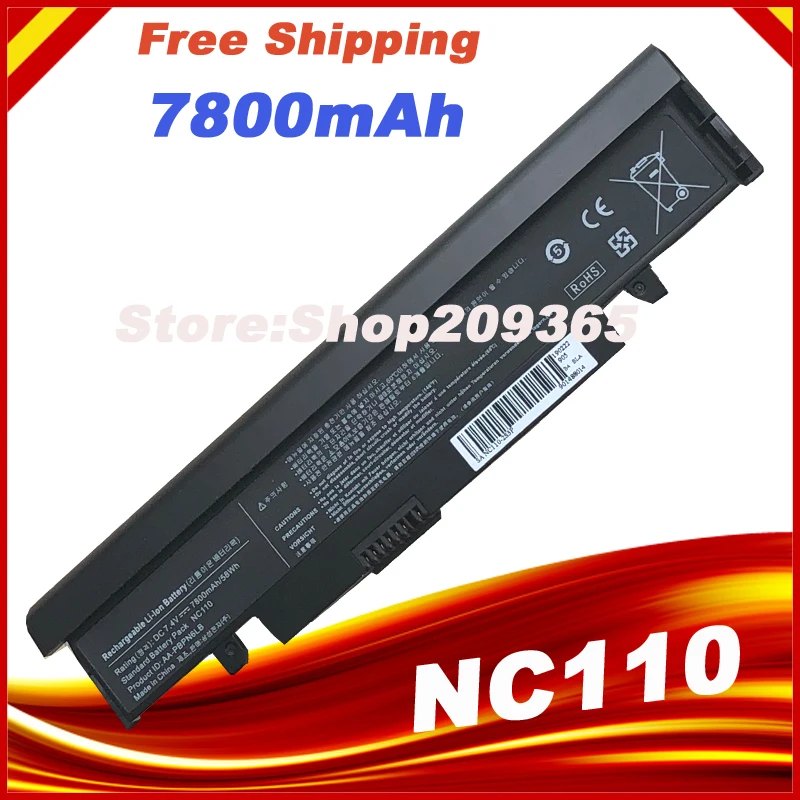 Аккумулятор для ноутбука AA PLPN6LB PLPN6LS PLPN6LW PBPN6LB PBPN6LS SAMSUNG NC210 NC111 NC110|Аккумуляторы
