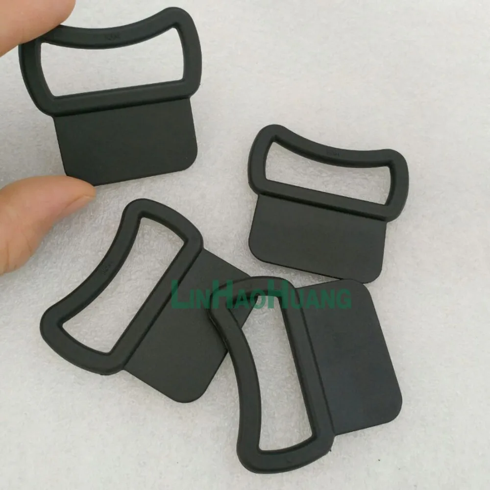 50pcs/1lot Plastic D Ring Buckles For Hooks Backpack Straps bing Ring 37mm 2017071201in