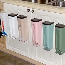 Мешок для мусора, Диспенсер, переработанный мешок, коробка для хранения, настенное крепление, подвесной держатель мусора, кухонные контейнеры, органайзер, настенное крепление, самоклеющиеся