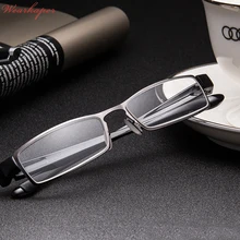 Бренд WEARKAPER, унисекс, металлическая оправа, линзы из смолы, очки для чтения, очки для дальнозоркости, очки для диоптрий, очки для дальнозоркости от 1,0 до+ 3,5