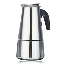 300 мл, Итальянский чайник из нержавеющей стали для эспрессо, кухонный чайник, чайник Moka, кофейник, кофейник из нержавеющей стали moka, кофейник