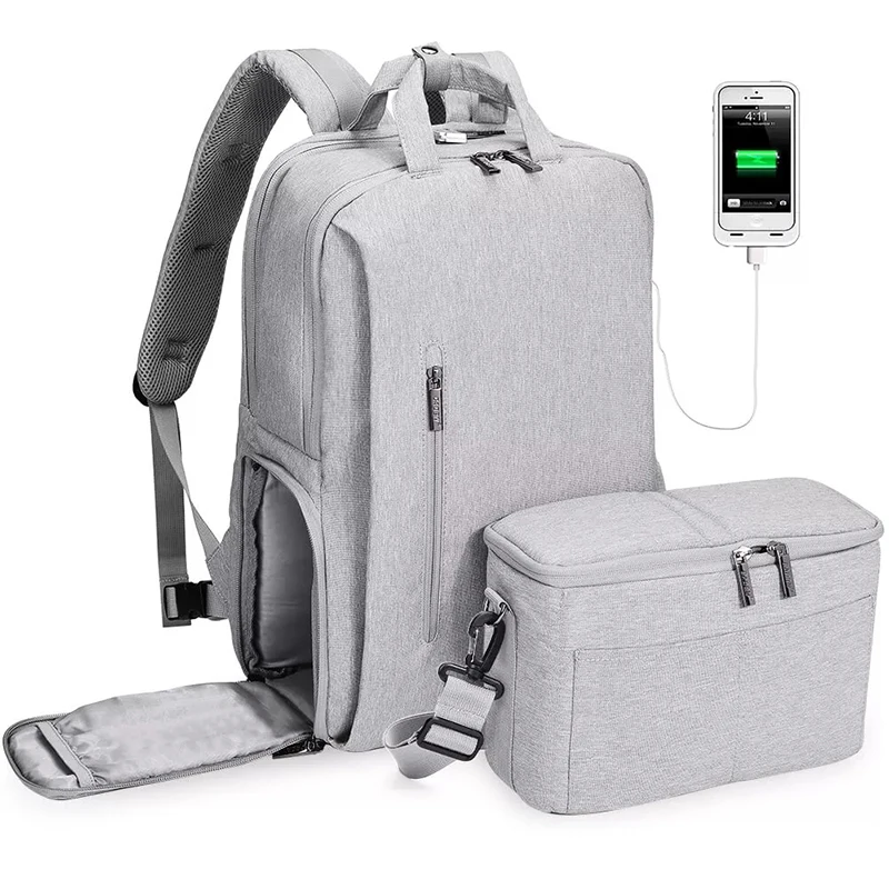 

DSLR Waterproof Camera Bag Nylon Multi-functional Outdoor Wear-resistant Camera Backpack For Canon/ Sony/Nikon Light Weight Bag