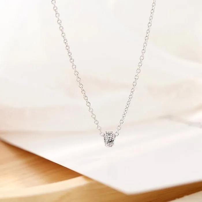 

Bohemian Vintage 925 Sterling Silver Beads Necklaces For Women Lady Jewelry Long Choker Necklace Christmas Gift
