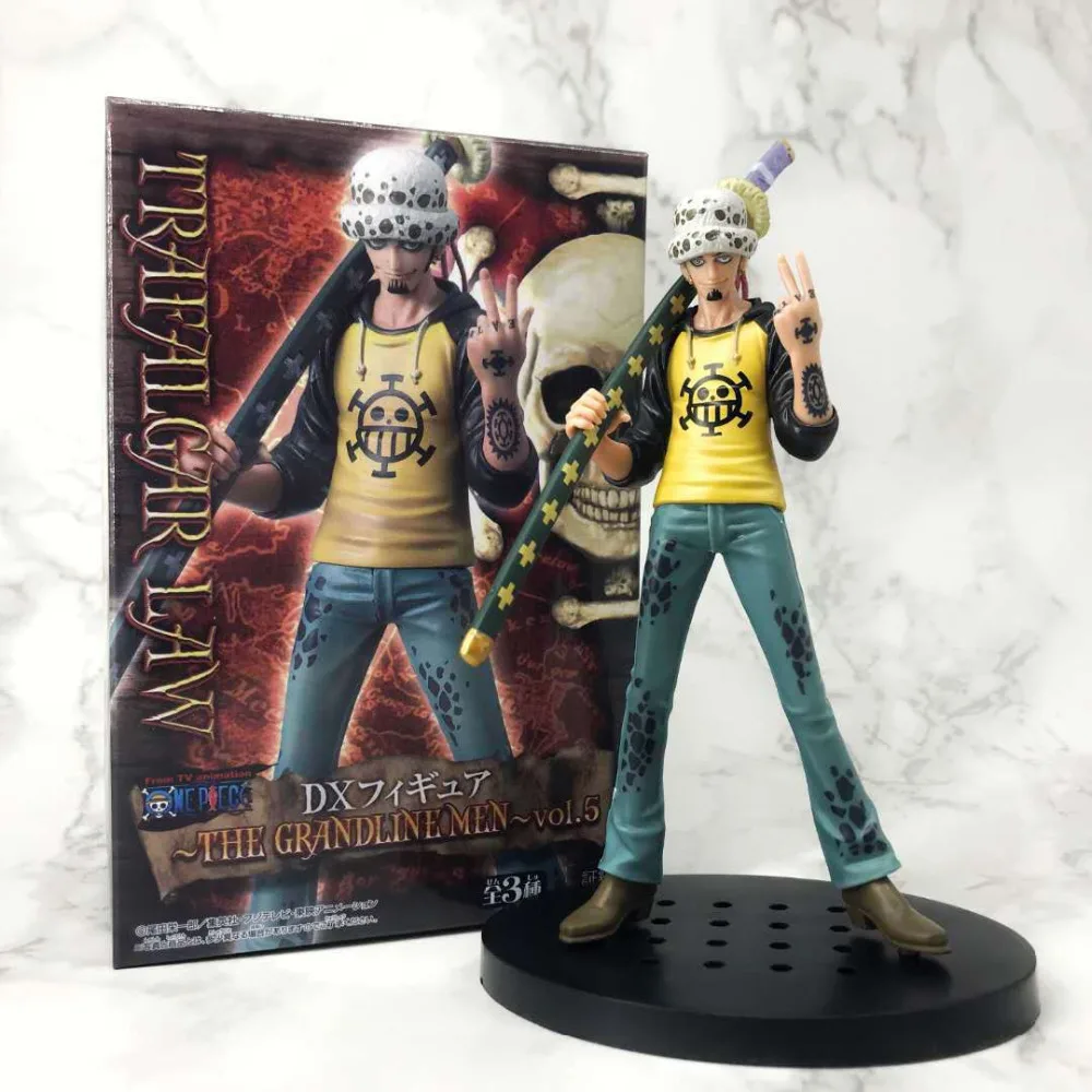20cm One piece Trafalgar Law Action Figure Anime Doll PVC