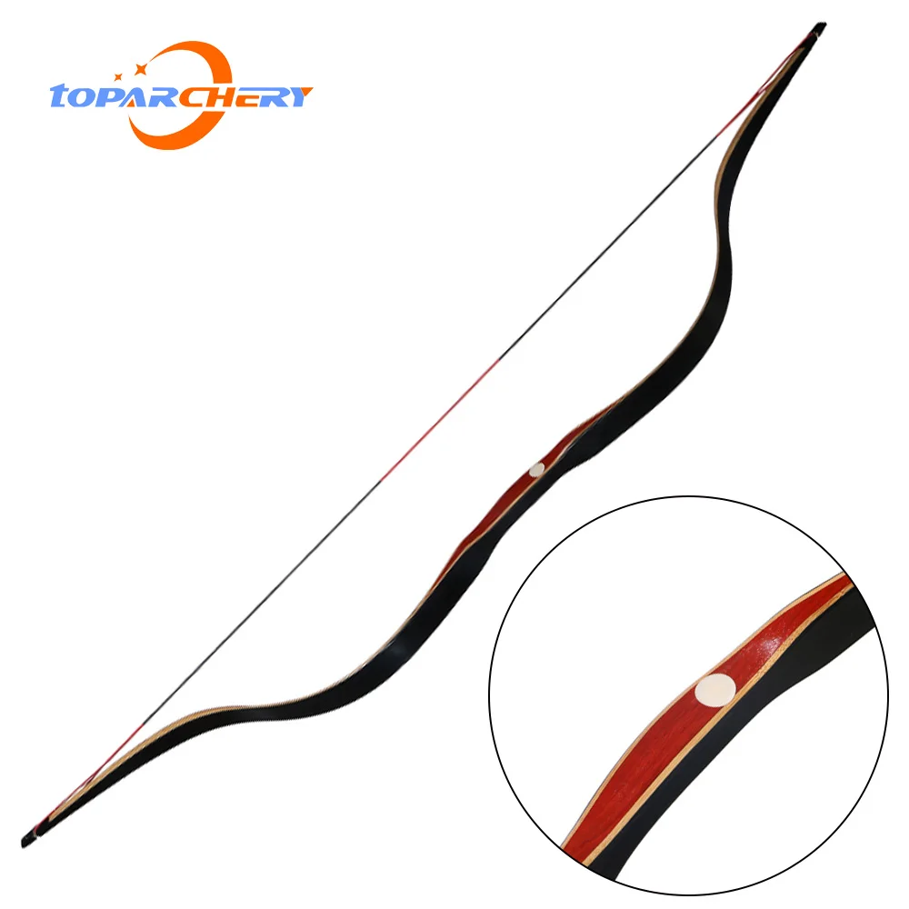 Tiro com Arco Tradicional Artesanal Longbow Caça Recurvo Arco 30-50lbs Direita Canhoto Mongolian Horsebow Laminado Prática 7 Cheap Arco e flecha