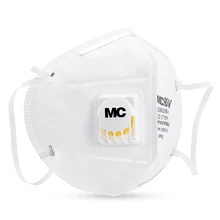 5 шт./партия 9001 в/9002 в Анти-пыль Pm 2,5 маска против гриппа дыхательный клапан Нетканая ткань складной фильтр Маска для взрослых Kn90 маска