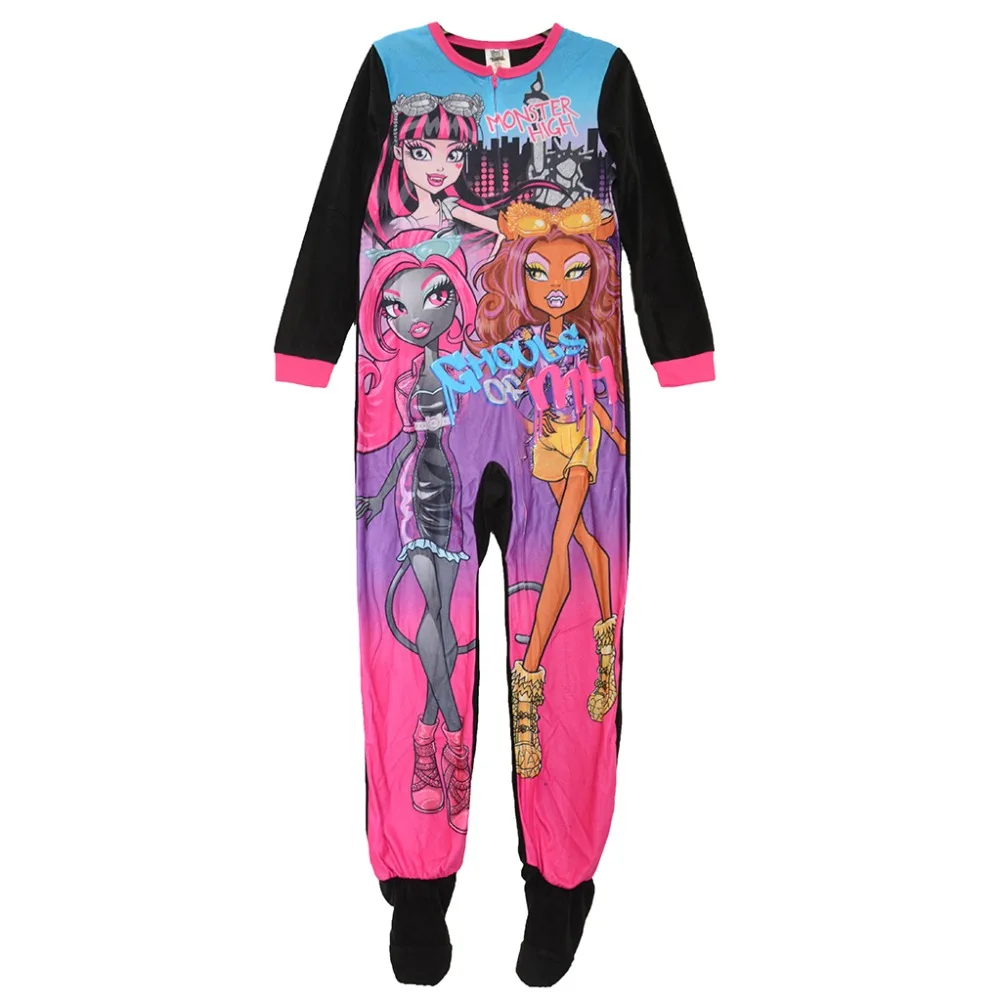 

kids big girl Pajamas For Girls 6-16 Years Cartoon cosplay Children Sleepwear Cute Hooded Pijamas