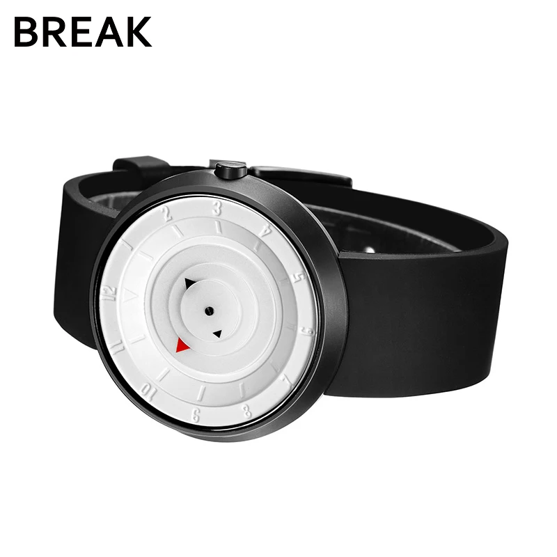 BREAK futuristic luxury men women black waterproof fashion casual military quartz hot brand sports watches wristwatch