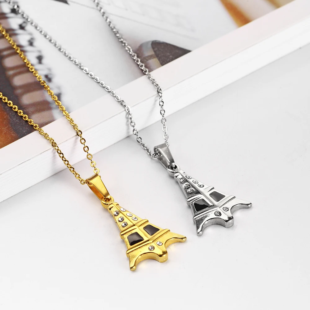 

OUFEI Stainless Steel Jewelry For Woman Charm Necklace Accessories Statement Choker Necklace Mary Poppins wholesale lots bulk