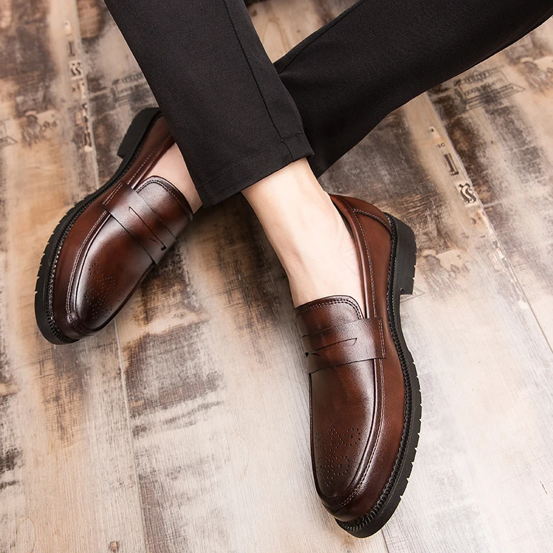 Ltalian/кожаные мужские лоферы; Дизайнерская обувь без застежки для вождения; мужские роскошные брендовые мягкие Лоферы высокого качества; большие размеры 38-46