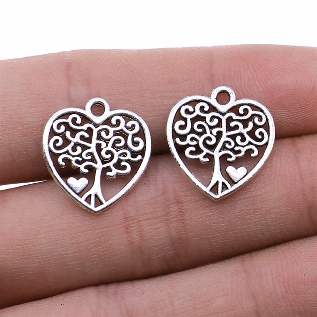 10pcs Tree of Life Metal Charms Alloy Round Pendants Vintage Tree Charm For  Jewelry Making Handmade Accessories - AliExpress