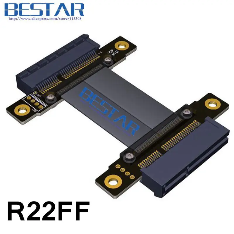 Удлинитель pci-e от 4 до шт. переходник pcie x4 Кабель-адаптер PCIe3.0 32 Гбит/с защита