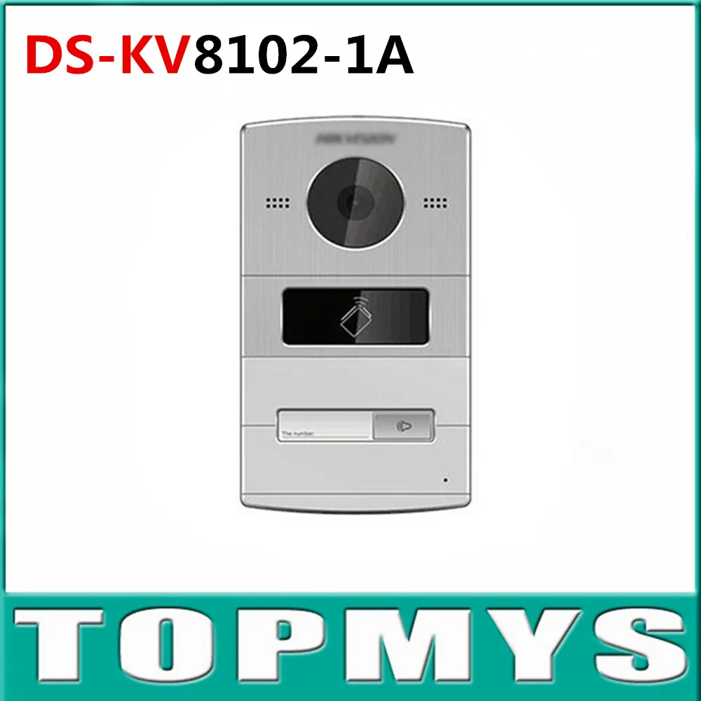 HIK-Access-Control-Front-door-intercom-DS-KV8102-1A-Metal-Villa-Video-Door-Station-waterproof-Visual