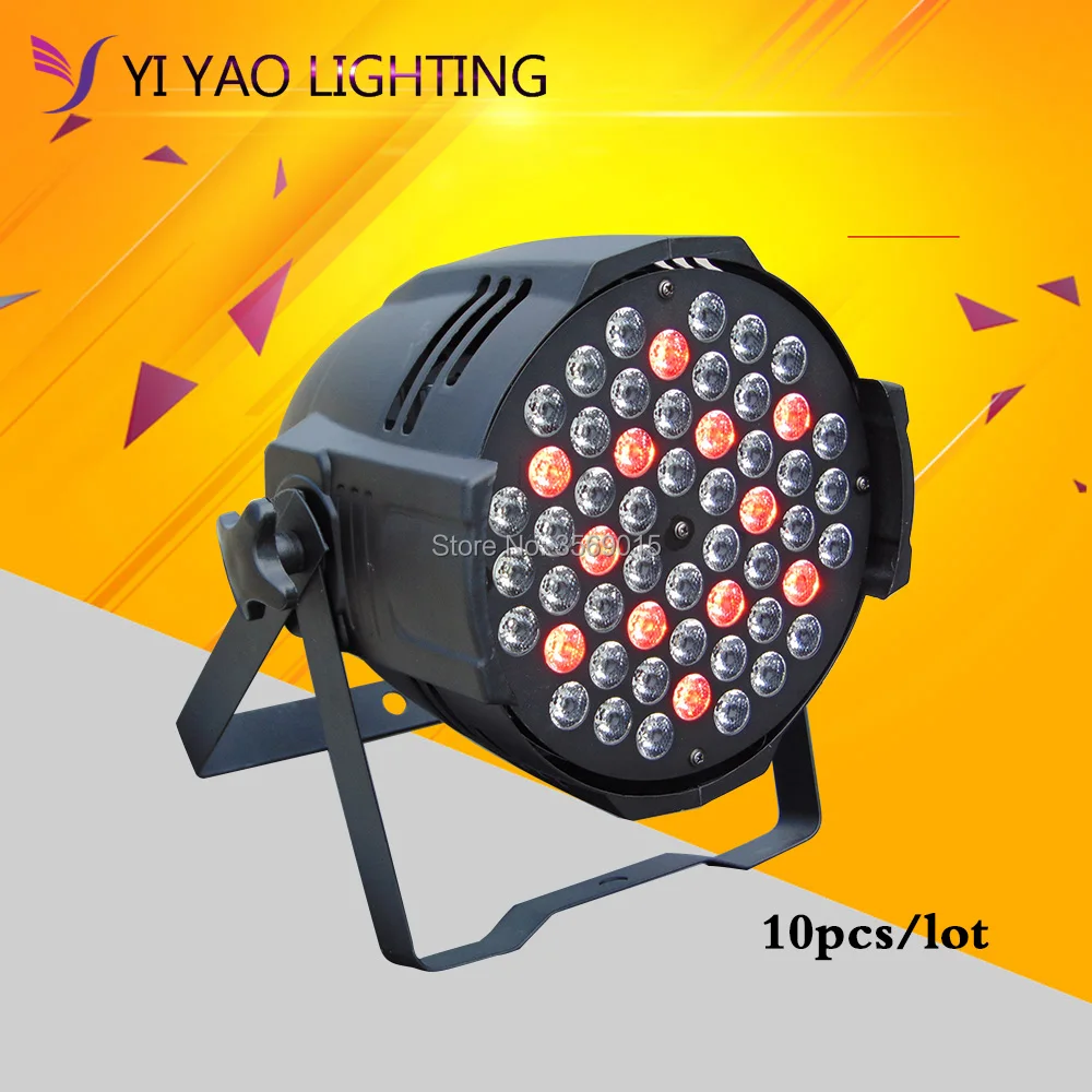 

10PCS/LOT 54x3W RGBW LED Par Light DMX Stage Lights Par Can for Party KTV Disco DJ