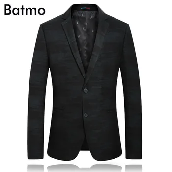

Batmo 2018 new arrival high quality printed casual blazer men,men's casual jackets ,men's suits plus-size 1833