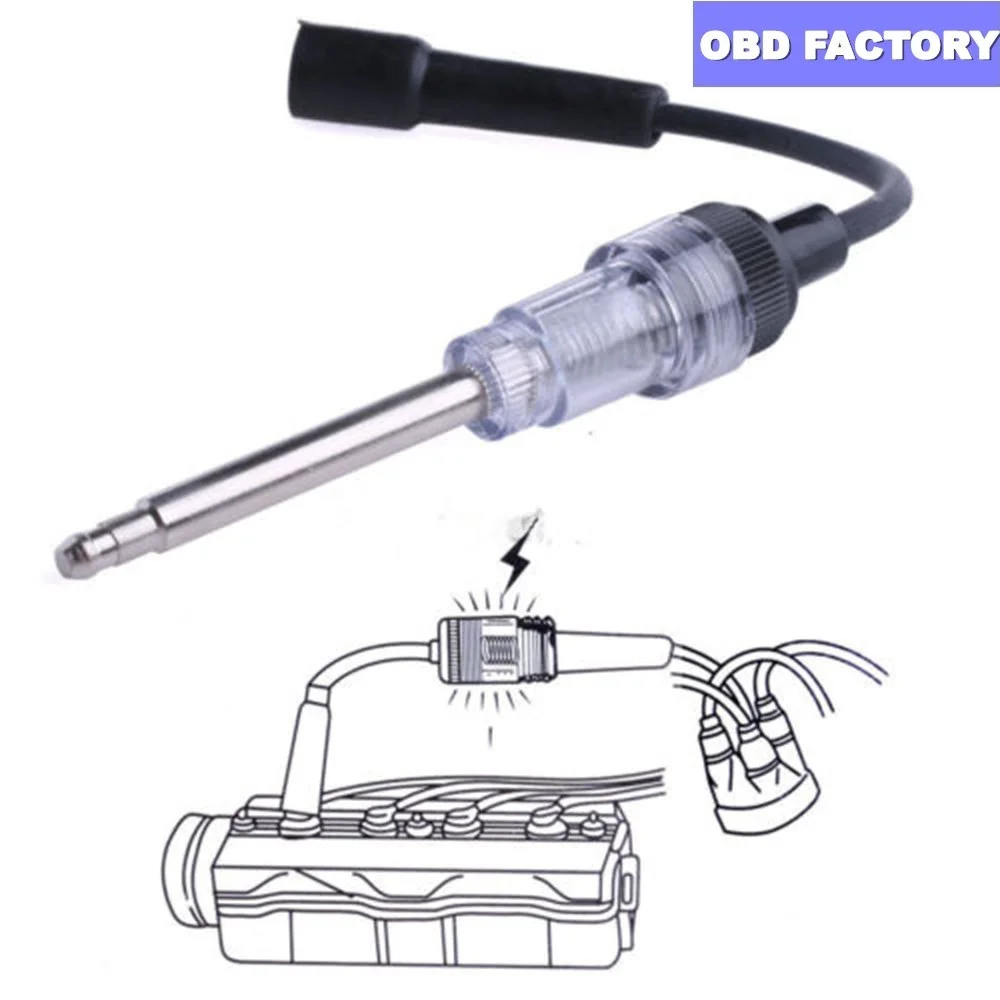 

Inline Ignition Spark Tester Inline Spark Plug Detector Automotive System Tester Coil Engine In Line Auto Diagnostic Test Tool