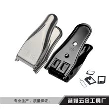 2 In 1 Nano MICRO SIM Card Cutter untuk iPhone 5 4s 4 Samsung Nokia Sony LG Motorola MX upgrade Dual(China)