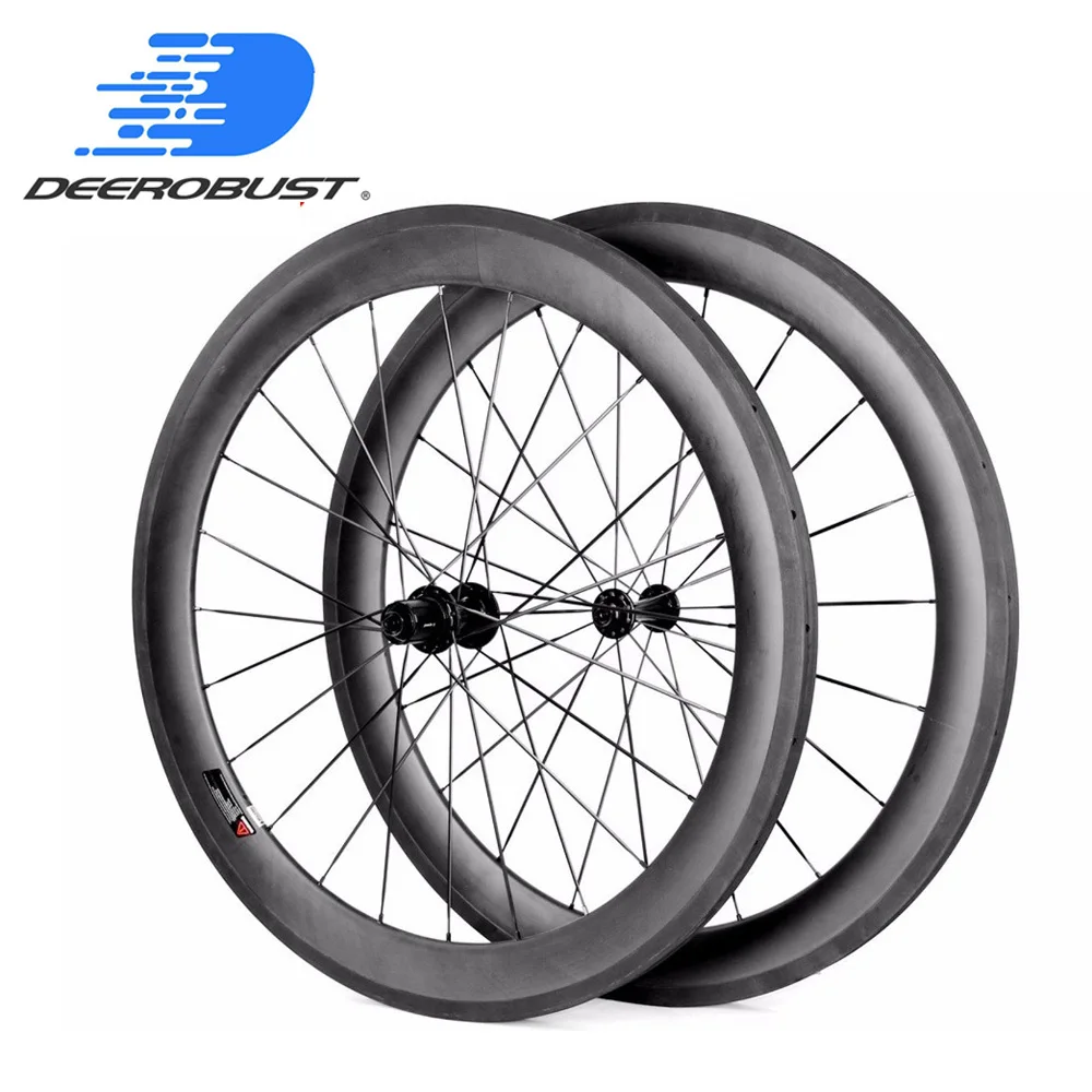 

Standard 700c 60mm Carbon Tubular Road Bike Wheels Bicycle Wheelset Novatec/ Powerway/Bitex/Chosen hubs 20 24 Holes UD 3K 12K