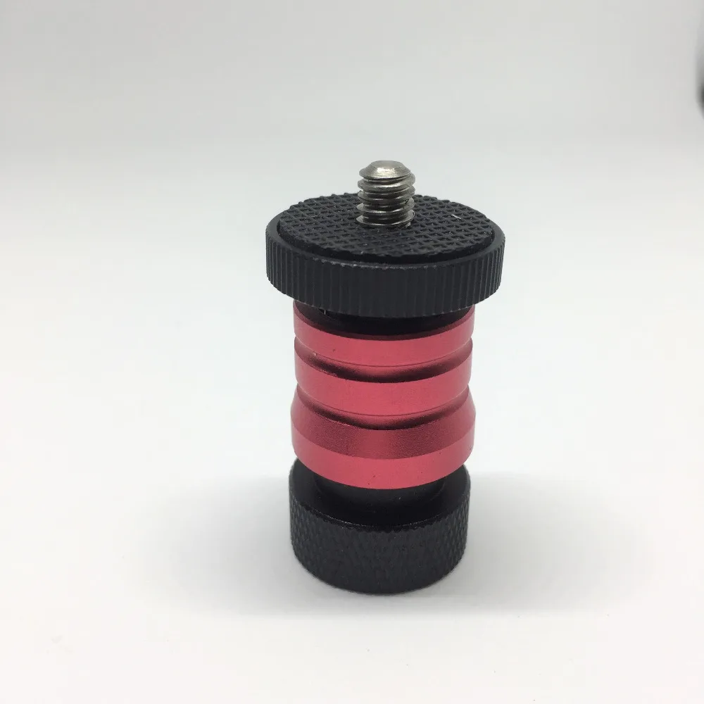 

Kaliou Photo Studio Accessory Mini Ball Head for Camera Stand Tripod Ballhead with 1/4" Adapter Quick Release Plate Black Red