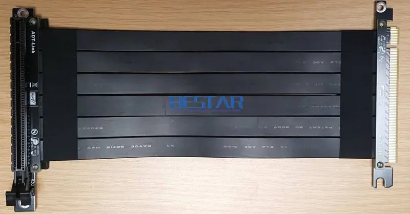 Gen3.0 PCI-E 16x To 16x Riser Extender Cable For GIGABYTE AORUS AC300W ITX Motherboard PCIe x16 Elbow Design LIAN LI customized