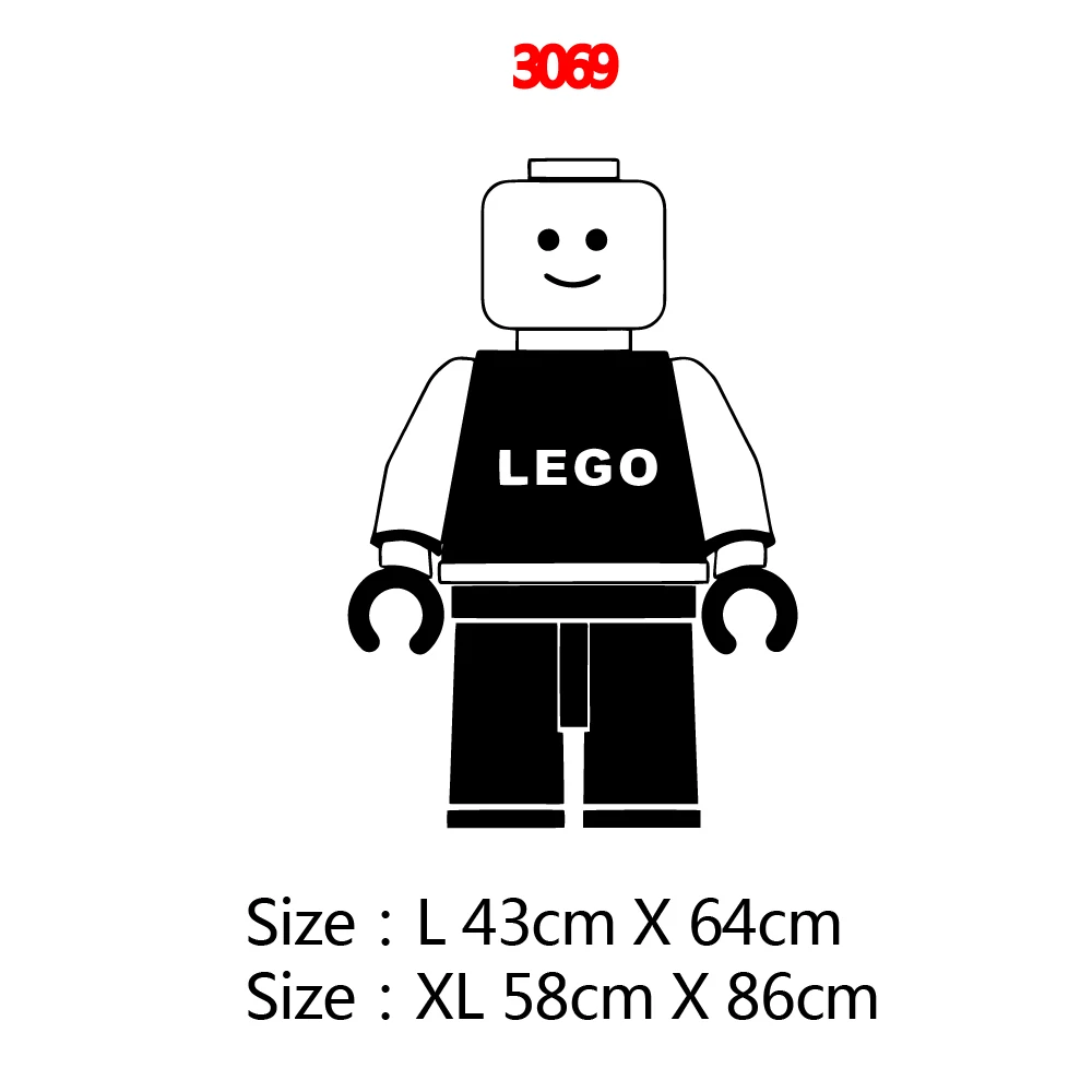 Cartoon LEGO Vinyl Wall Sticker Home Decoration For Bedroom Kids Rooms Decor Art Decal Furniture Stickers Posters