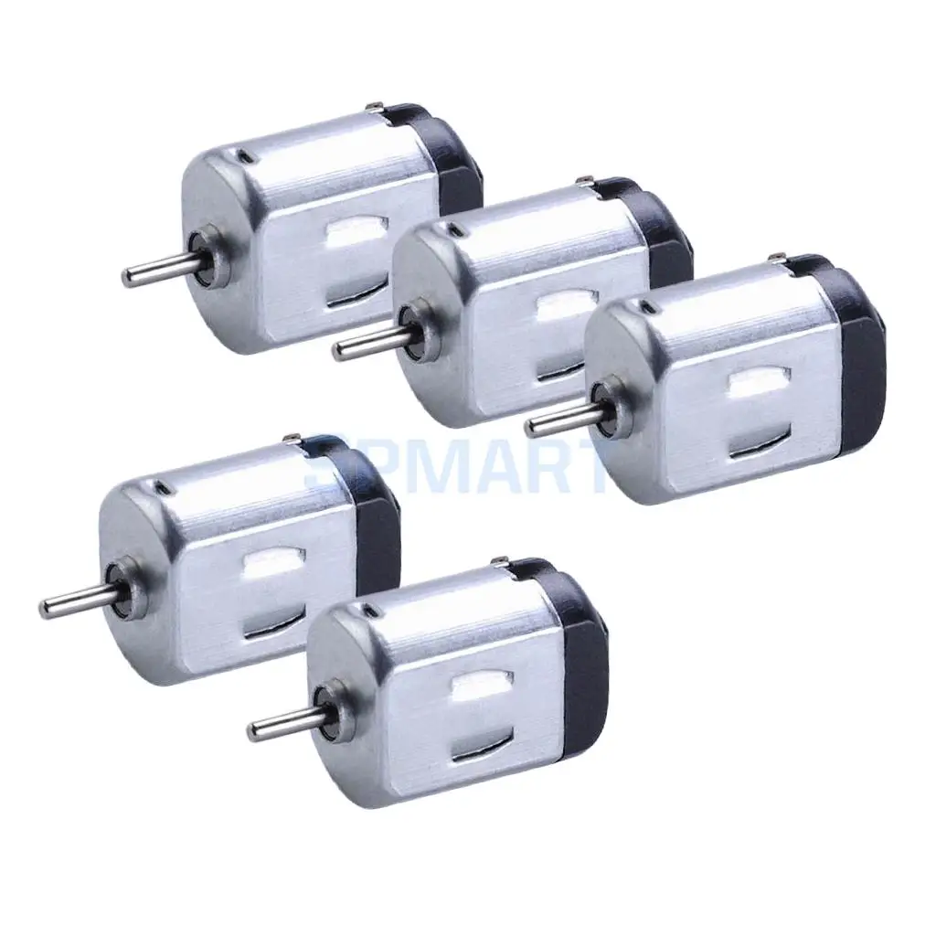 5Pcs Micro 130 6V DC Small Motor for DIY Model Toy Car Aircraft Boat Silver