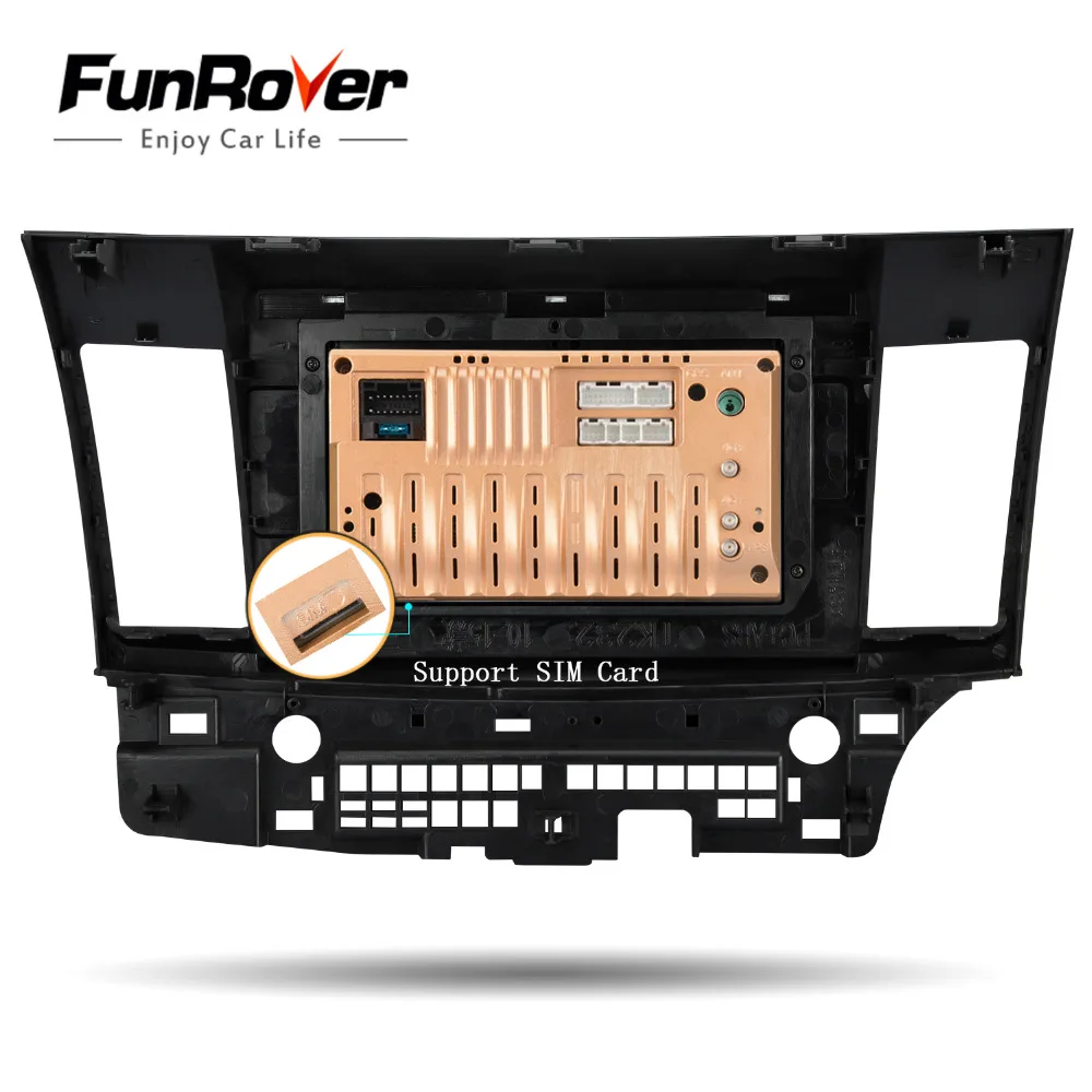 Clearance Funrover Octa 8 core android 9.0 2 din car radio multimedia stereo For Mitsubishi Lancer 2007-17 DSP car gps navigation DSP SIM 5 Clearance Funrover Octa 8 core android 9.0 2 din car radio multimedia stereo For Mitsubishi Lancer 2007-17 DSP car gps navigation DSP SIM 5
