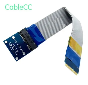 

Flexible Mini PCI Express PCI-e Mini Card Extender 52pin Male to Female Extension FFC Cable Tracking + shipping